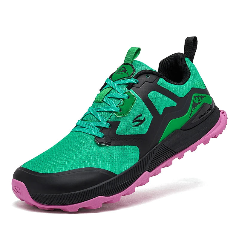 HOBIBEAR Unisex Hiking Sneakers Wide Toe