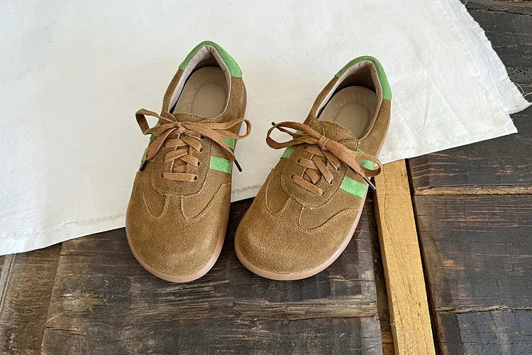 CAREAYMNADE Genuine Leather Soft Soled Wide Toe Box